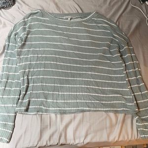 Waffle sweater